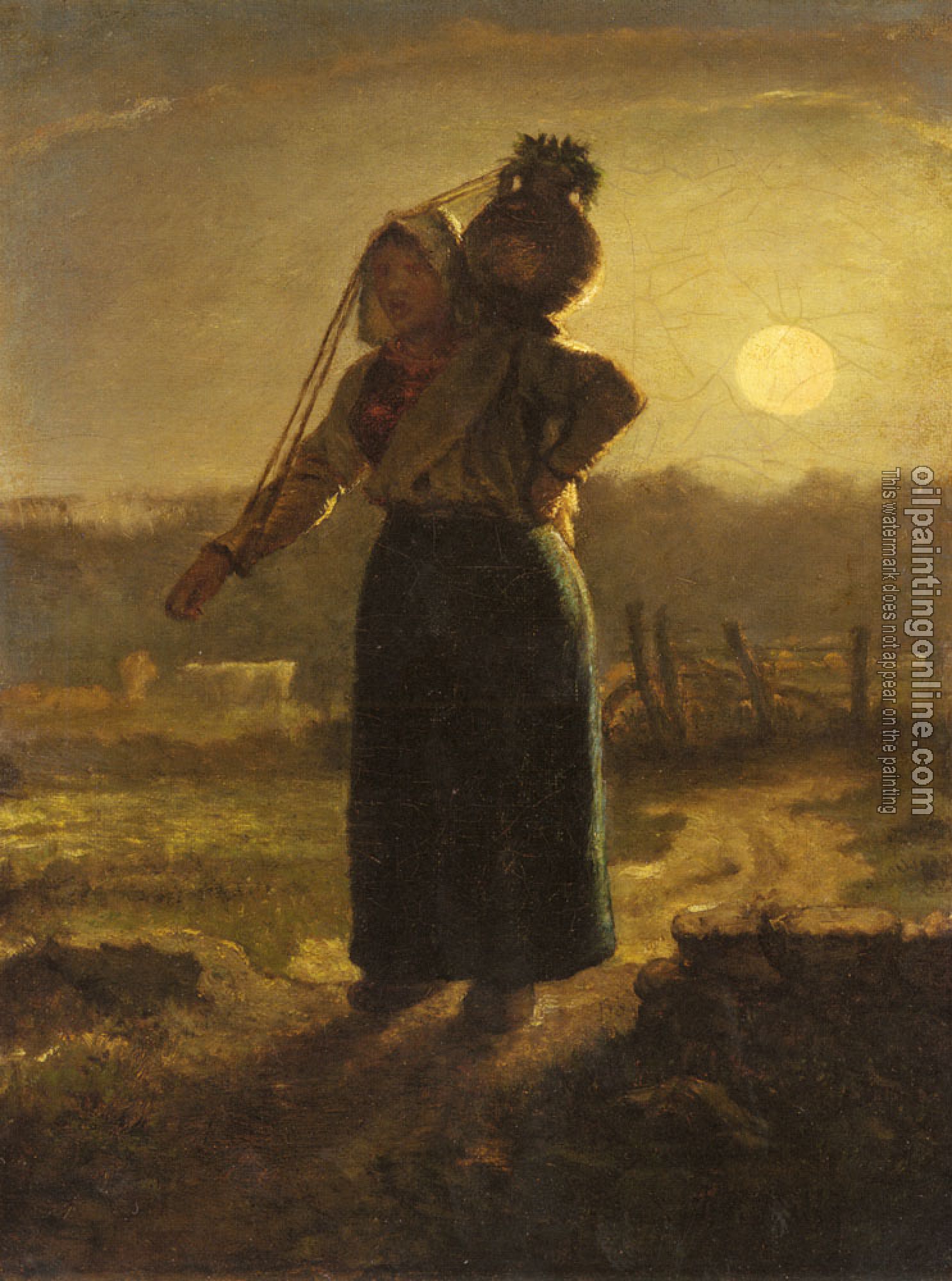 Jean-Francois Millet - Norman Milkmaid